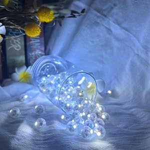 AIKEI 200pcs LED Balloon Lights, White Plus Colorful Mini Balls Lights,Long Standby Time Party Lamps,Waterproof for Paper Lantern,Easter Eggs Decor, Halloween Wedding Birthday Party Decoration