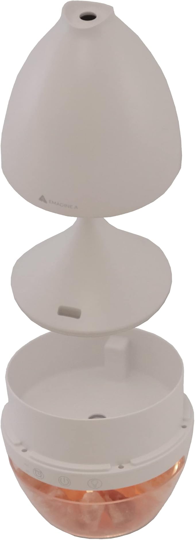Himalayan Salt Lamp Diffuser, Ultrasonic Humidifier with Cool Mist and Aromatherapy, 0.5L Extra Large Capacity