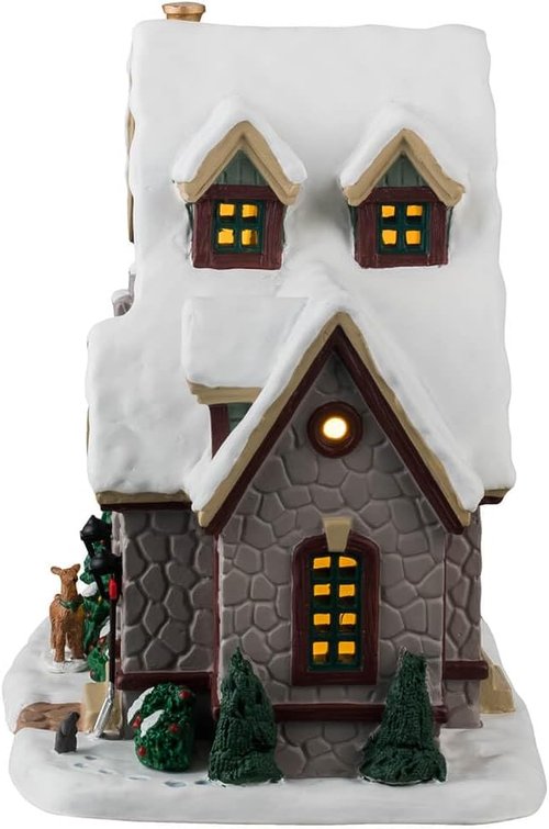 Lemax White Christmas Figurine - Charming Holiday Decor for Festive Celebrations