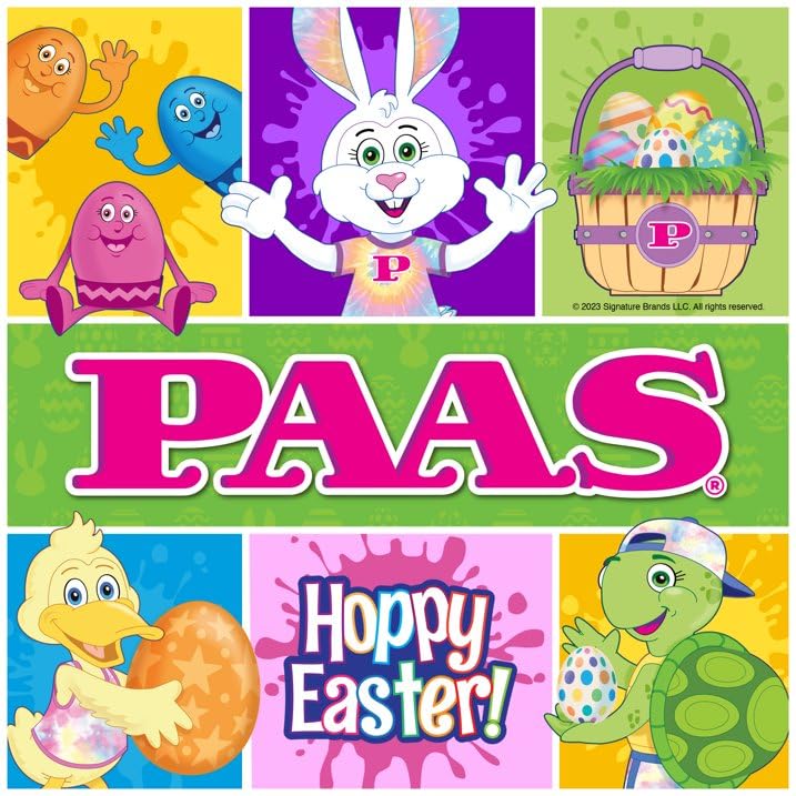 PAAS Deluxe Easter Egg Decorating Kit - Create Beautiful Eggs for a Memorable Easter Celebration