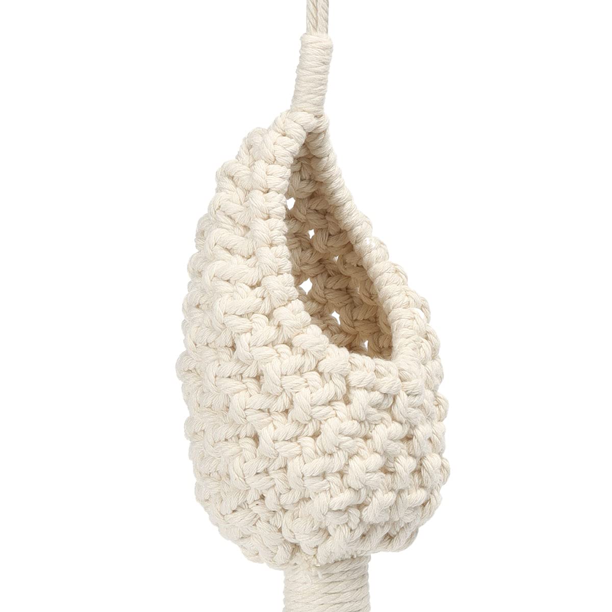 Spencer 2 Pack Macrame Plant Hanger - Hanging Planters Handmade Hanging Plant Holder Cotton Rope, Decorative Flower Pot Holder for Real & Fake Hanging Plants Indoor Outdoor Boho Home Decor