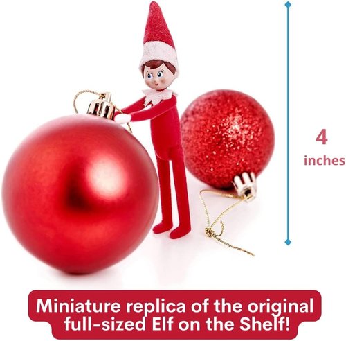 Elf On The Shelf | Boy Scout Elf with Blue Eyes - 4 Inch Christmas Tradition Decoration