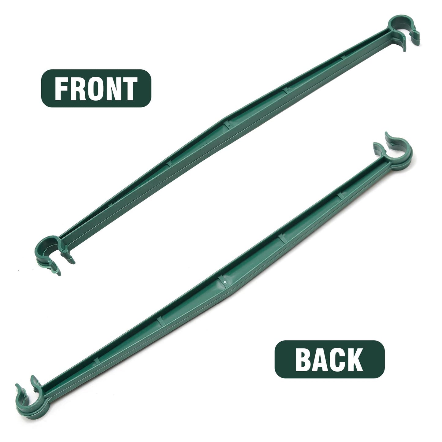 100 PCS Stake Arms for Tomato Cage, 12.6” Expandable Trellis Connectors,Plant Support Garden Stakes, Tomato Stake Supports Fit for 11mm Stakes, for Climbing Plants, Flowers,Vegetables