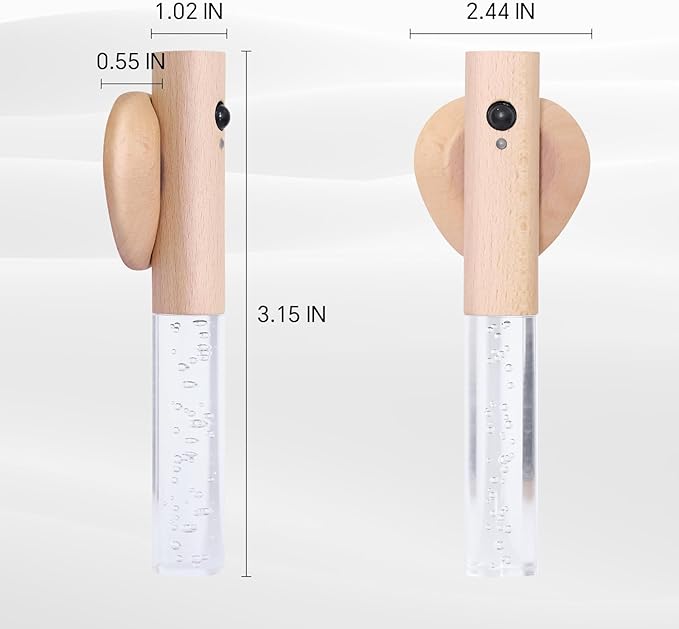 Motion Sensor Night Lights Indoor, Rechargeable Night Lights Wall Sconces Wooden Set of 2, Battery Powered Magnetic Wall Sconces Decor for Bedroom, Hallway, Bathroom, Stairway, Closet