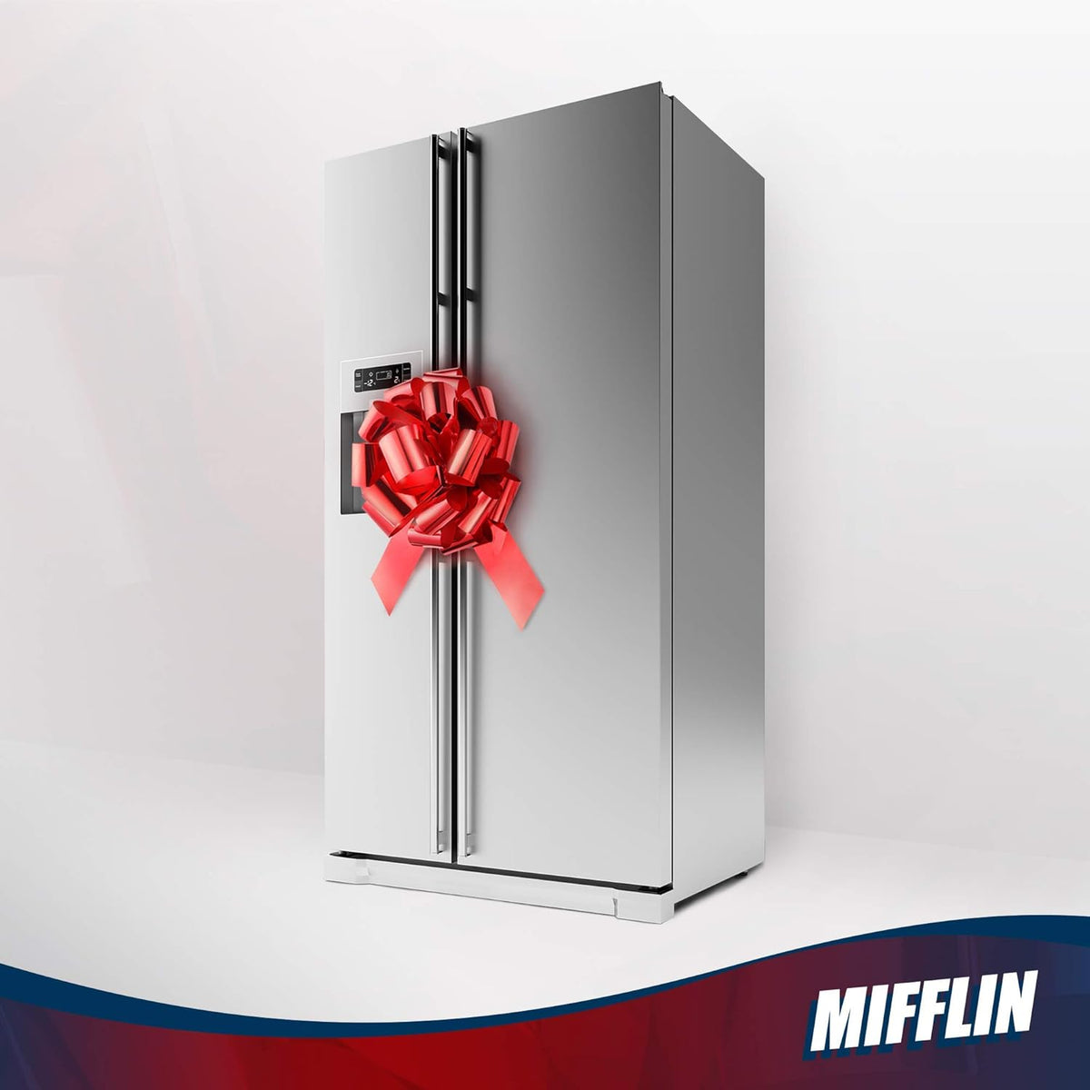 Mifflin-USA Big Car Bow - Metallic Red 18 Inch - Giant Gift Bow for Birthdays & Christmas Decor