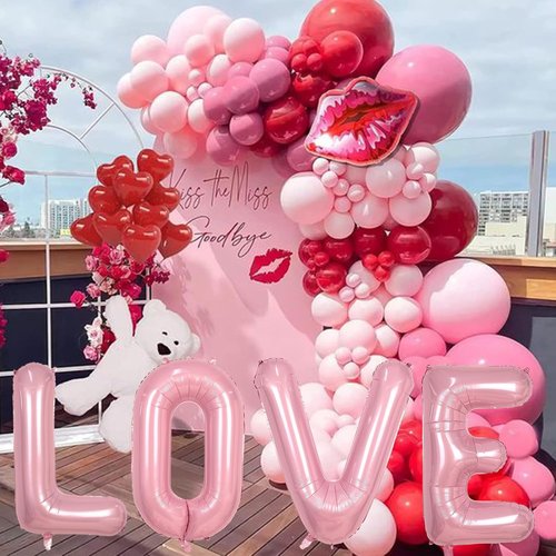 Giant Letter P Foil Balloon - 40 Inch Pastel Pink Inflatable Alphabet Decor for Baby Showers & Parties