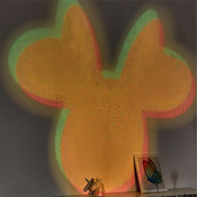 Disney Minnie Mouse LED Sunset Projection Lamp with Remote Control,USB Operated