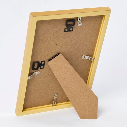 JCJMY 9x11 Gold Picture Frame - Versatile Wall or Tabletop Display | Shatter-Resistant Plexiglass