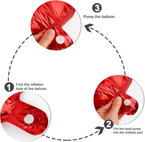 Happy 27 Red Foil Number Balloons - Large Birthday Decorations for Men & Women | Perfect for Weddings & Anniversaries
