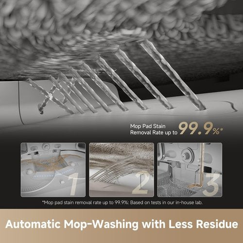 DREAME X50 Ultra White Robot Vacuum & Mop - 20,000Pa Suction, Auto-Empty, Self-Cleaning, 360° Navigation