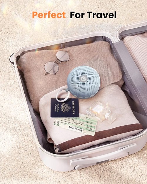 Dreamegg White Noise Machine - Portable Sound Therapy Device with 21 Soothing Sounds | Ideal for Home & Travel