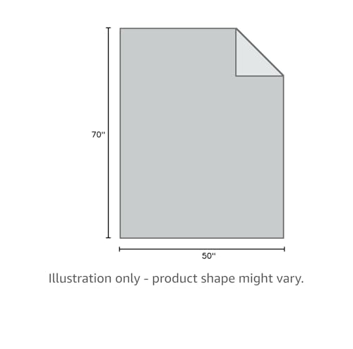 Bedsure GentleSoft Fleece Throw XL Blanket White - 300GSM Soft Lightweight Plush Cozy Blankets for Bed, Sofa, Couch, Travel, Camping, 50x70 inches