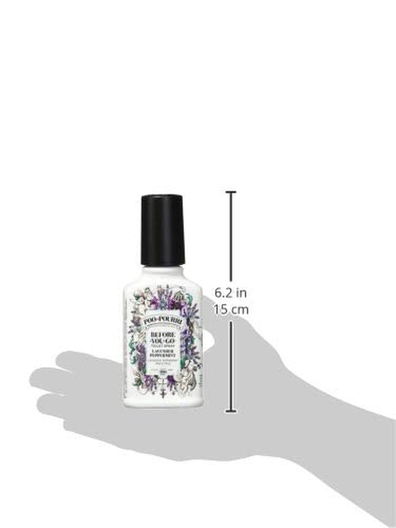 Poo-Pourri Before-You-Go Toilet Spray, Lavender Peppermint, 4 Fl Oz - Lavender, Peppermint and Citrus