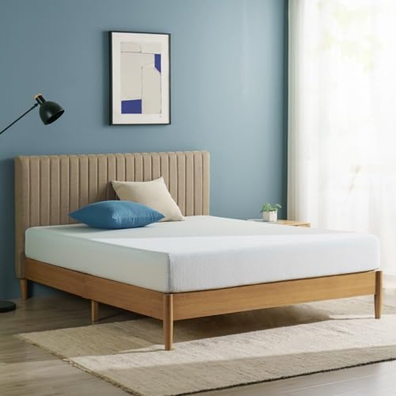 Zinus 6 Inch Green Tea Cooling Memory Foam Mattress [New Version], Full, Fiberglass Free, Medium Firmness, Cooling Gel Foam, Certified Safe Foams & Fabric, Mattress in A Box