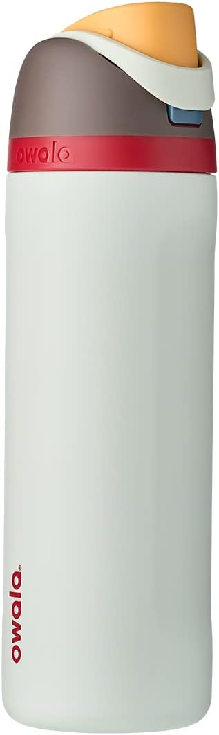 Owala FreeSip Insulated Stainless Steel Water Bottle - BPA-Free, 24 Oz, Perfect for Travel - Boneyard Design
