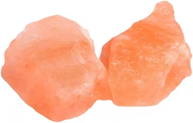 1.97 to 3.94 Inches Himalayan Pink Crystal Salt Stones, 1.1 Pounds Himalayan Pink Salt Chunks for Salt Rock Lamp,Salt Bowl,and Decorations M34
