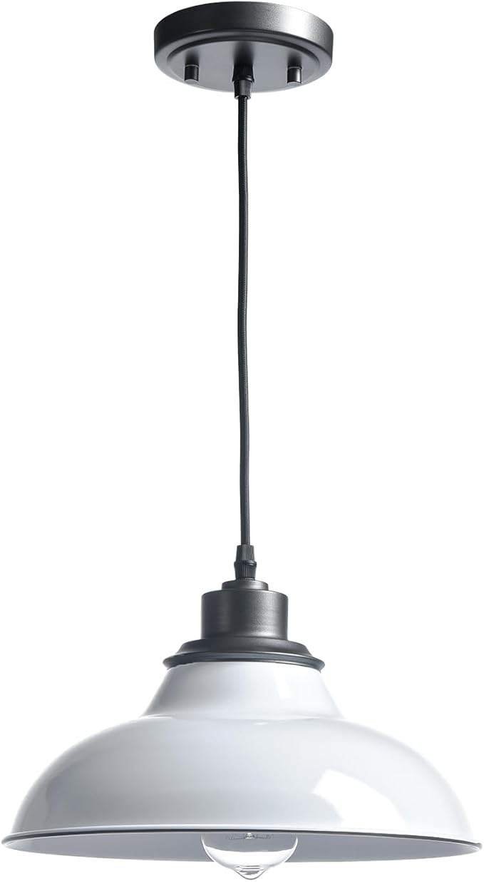 White Pendant Light Fixtures Modern Hanging Pendant Light for Kitchen Island Living Room Dinning Room Nordic Style