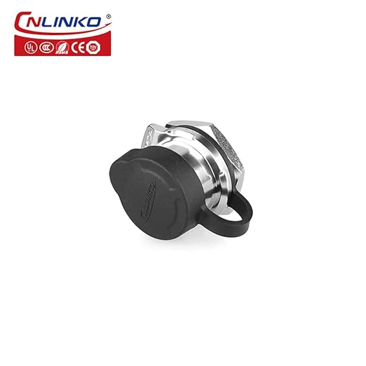 CNLINKO LP20 7 Pin Waterproof Connectors,IP68 Circular Connectors Fast Locking Plug,2-12 Pin Power Connector M20 Male Female Plug,LED Outdoor Lighting Connectors(7 Pin)