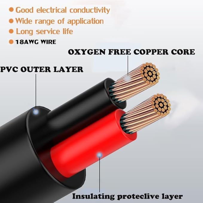 Waterproof Connectors 3 Wire,18AWG Male Female Plug LED Connector with 3Pin Waterproof Connectors,IP68 20CM Extension Cable for Car, Truck, Boat,LED Strip Lights,(4Pairs)