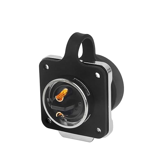 CNLINKO LP20 Reverse Mount 2-Pin Waterproof Circular Electrical Connector, IP68 Female Plug Male Socket for Automotive Machinery and Outdoor Use Quick Connect Aviation Connector (Metal Plug)