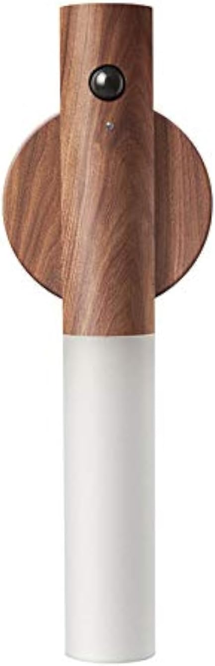 Motion Sensor Night Light, Motion Activated Night Light,Wall Lights Battery Operated,Rechargeable Wall Lights,Suitable for Kids Bathroom，Corridors, Closet ，Stairs, Bedrooms (Walnut Wood 1PC)