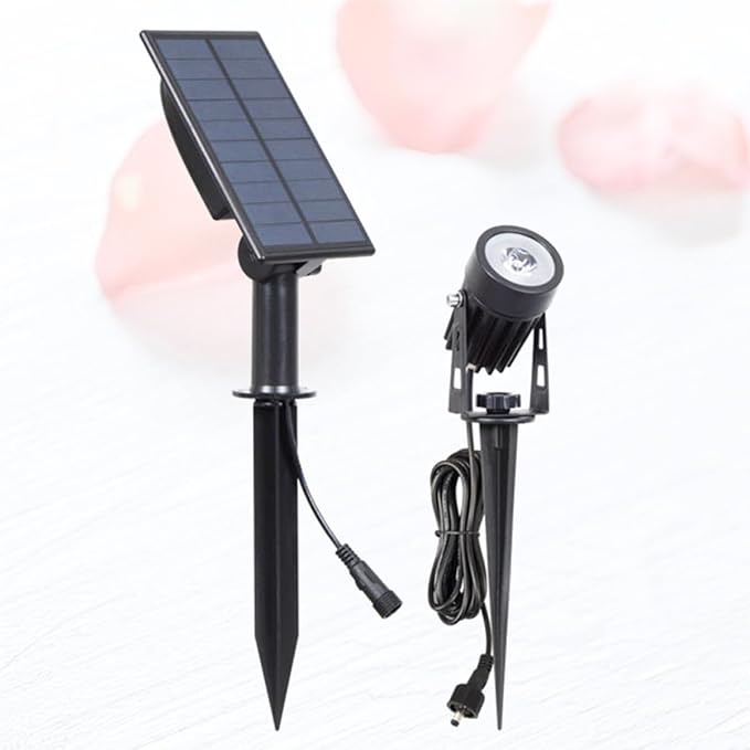 ibasenice Solar Lawn Lamp LED Lighting Tool Warm Light 3000k Waterproof In-ground Landscape Light Garden Decorative Outdoor Ground Plug for Patio Lawn