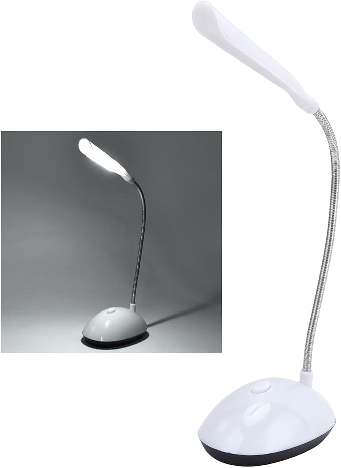 LED Desk Table Lamp, 360° Flexible Eye‑Caring Table Lamps with Flicker‑Free/Glare‑Free for Working