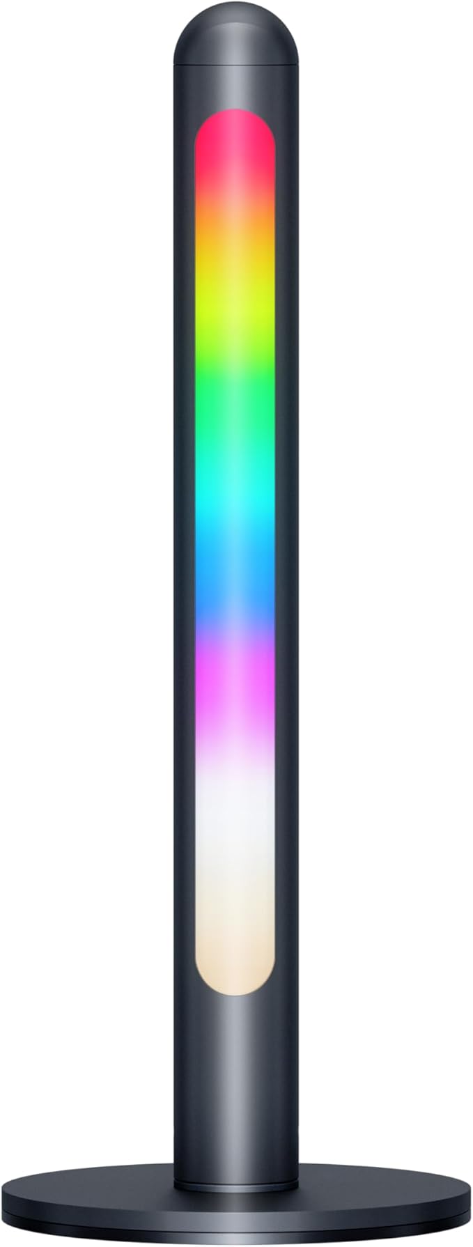 LAMPAOUS Smart Table Lamp, Bedside or Bedroom Lamp, TV backlights, Gaming Lights, Adjustable White and Multi Color Compatible with Alexa, Google Assistant, Voice Activated. App Control