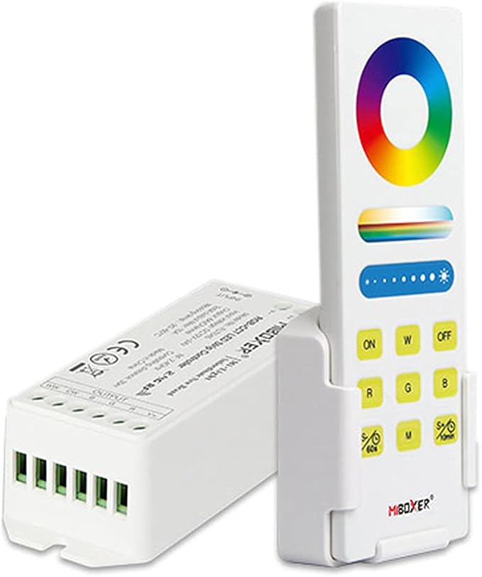 DC12-24V FUT043A+ Remote Control Indoor RGB CCT LED Controller Kit (5in1 Remote kit)