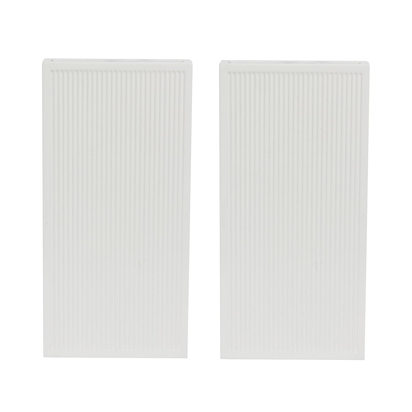dugunusu Wood Wall Planter Set of 2, Modern Wall Hanging Decor Pocket Planter for Greenery and Dried Flowers, Indoor Wood Hanging Vase (White)