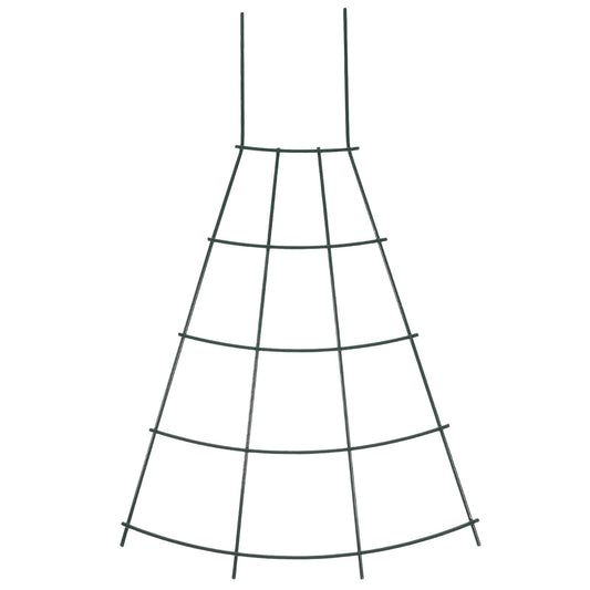 Operitacx Garden Trellis Plant Climbing Rack for Indoor and Outdoor Use, Metal Vine Climbing Support with Fixed Stakes for Potted Plants and Garden Vegetables