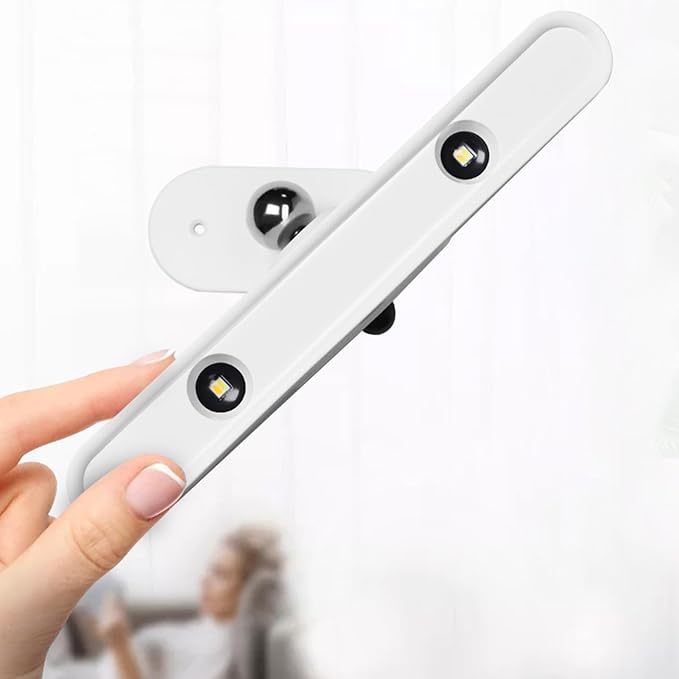LED Wall Sconce with Auto Motion Sensor, 3600 mAH Rechargeable USB 3 Color Temperatures, 360° Rotate Magnetic Ball LED Wall Mounted Lamp for Reading Bedside