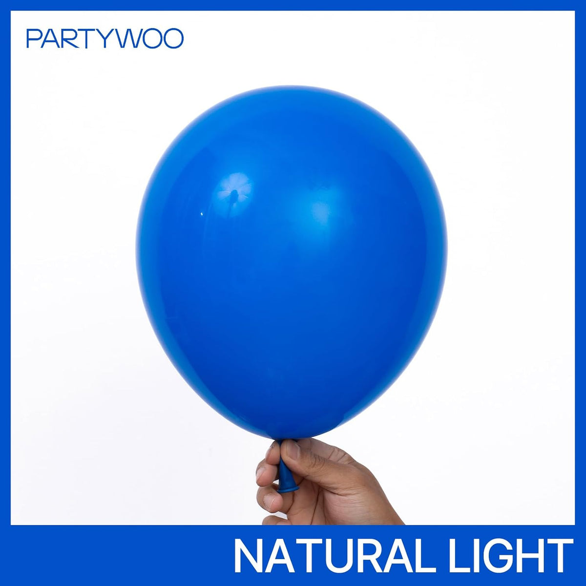 PartyWoo Royal Blue Balloons - 152-Piece Arch Kit for Baby Showers & Graduations | 5-12 Inch Sizes