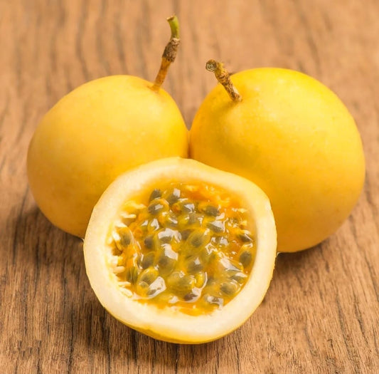15 Sweet Passionfruit Yellow Granadilla Seeds Rare Passiflora Fruit Species, Freshly Picked