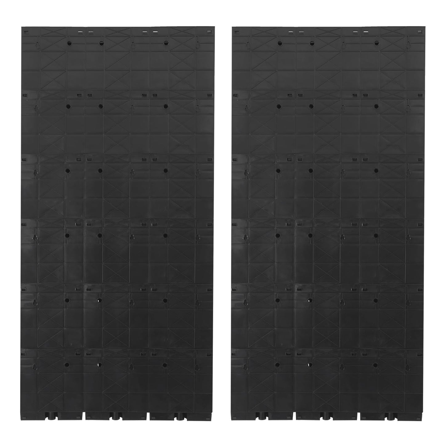 banborba Vertical Garden Planter with 36 Pots, Wall Planters for Indoor Plants, Wall Mounted Plastic Plant Grow Pots for Fruits Vegetables Flowers Herbs - Black