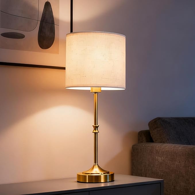 Cordless Table Lamp,5200mAh Rechargeable Battery Powered Table Lamps,3-Level Brightness Dimmable, Mid Century Lamp,Bedside Night Lamp, Vintage Metal Lamp for Kitchen/Dinner/Patio/Restauran