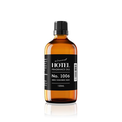 AirScent Hotel Diffuser Oil No. 1006 - Neroli Ocean Breeze Melon - Hotel Scent Dupe - Premium Fragrance Oil for Ultrasonic and Waterless Diffusers and Crafting - 120 mL, 4 fl oz Glass Dropper Bottle