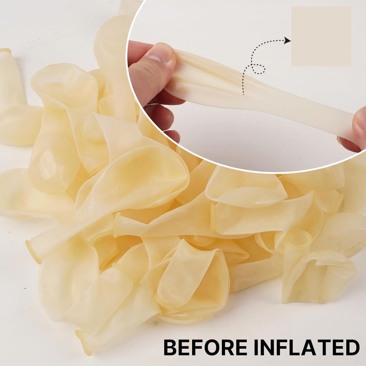 PartyWoo Clear Balloons - 152-Piece Transparent Balloon Arch Kit for Weddings & Celebrations | 5-18 Inch Sizes