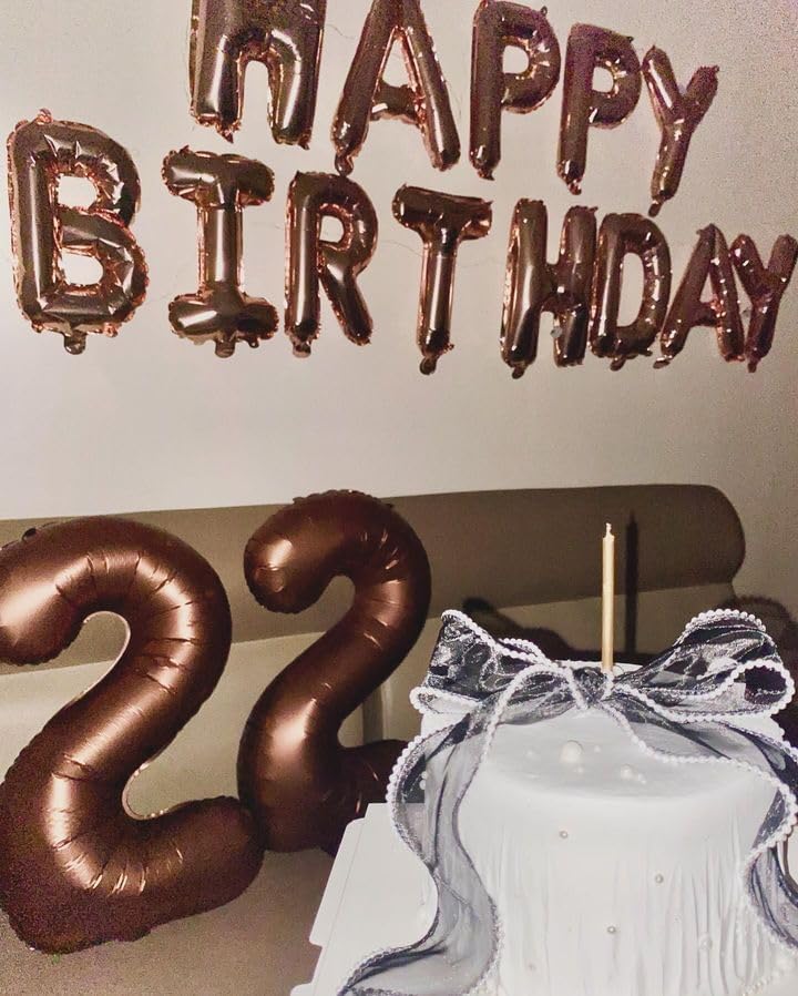 Number Balloons 40 Inch - Dark Brown 0 Balloon | Perfect for Birthday Party Decorations
