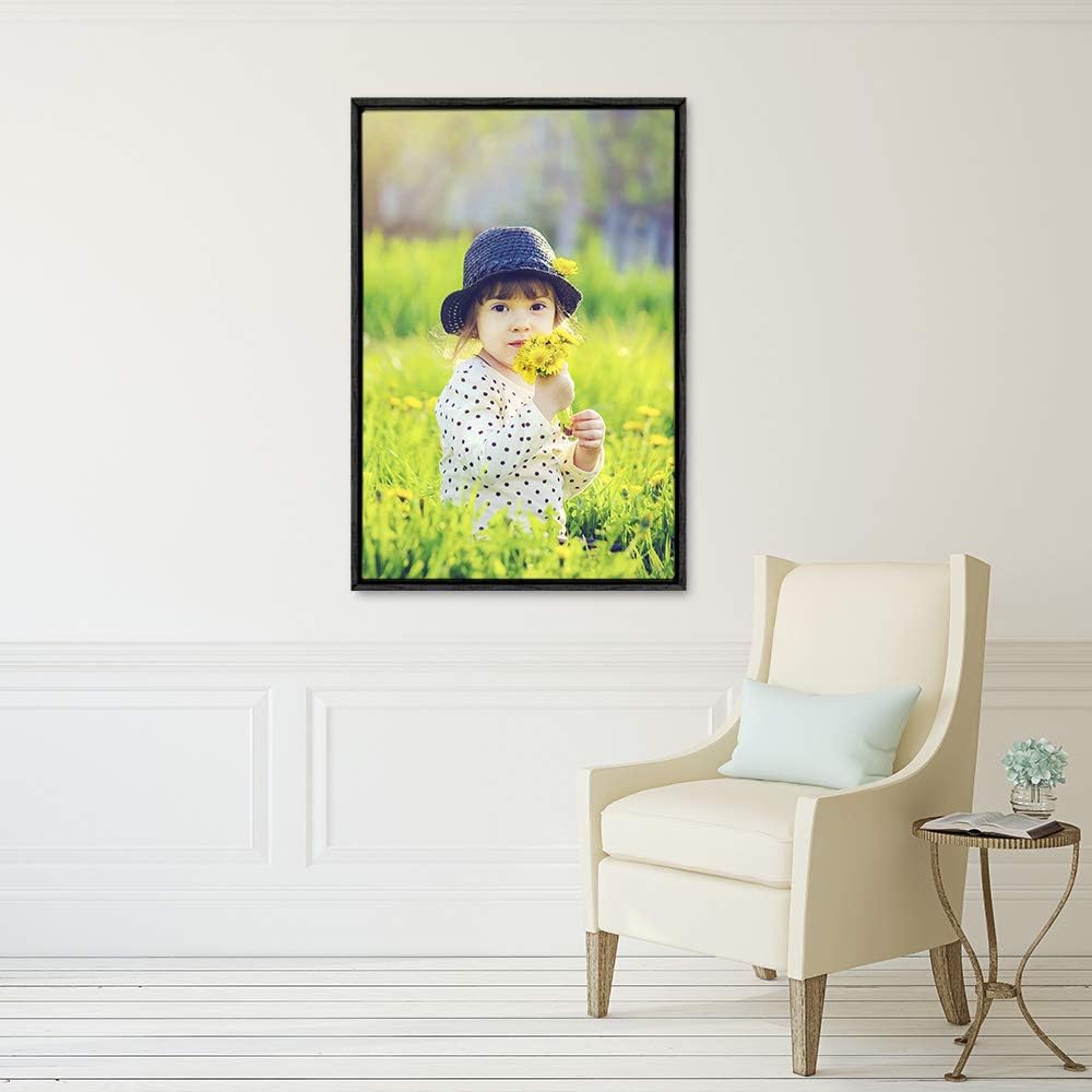 wall26 Framed Canvas Wall Art - Custom Home Decor for Living Room & Bedroom | 24"x36", Black Frame