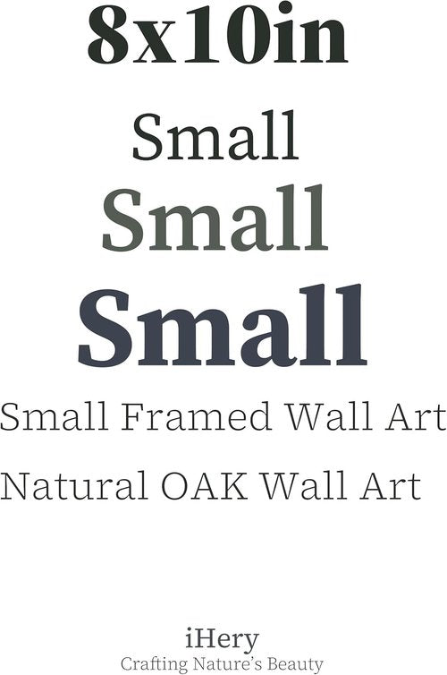 iHery Premium Black Oak Wood Framed Wall Art - Retro "Dolce Far Niente" Canvas Decor | 8x10in for Dorm & Living Room