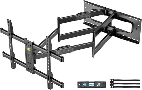FORGING MOUNT Heavy Duty TV Wall Mount - Dual Articulating Arms for 50-90 Inch Screens, Full Motion, 198lbs Capacity