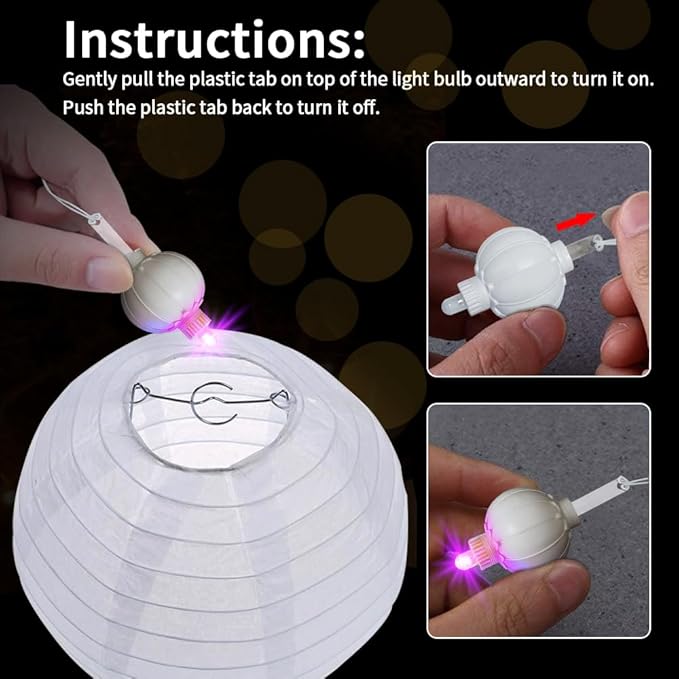 24PCS Mini Led Lights, Led Balloons Light for Paper Lanterns, Easter Eggs, Birthday Party, Wedding, Halloween, Christmas Decoration, Last 36 Hours- Pink