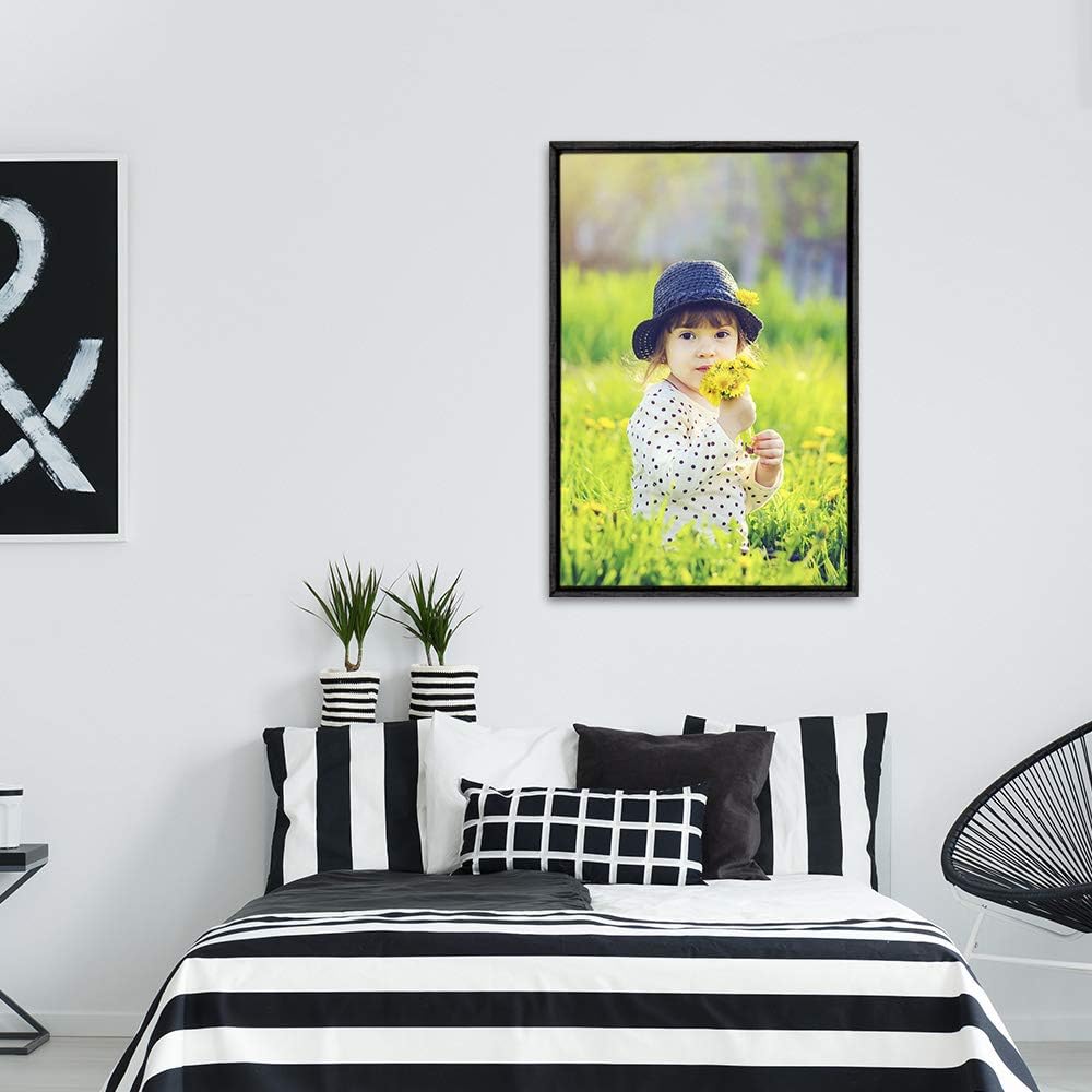 wall26 Framed Canvas Wall Art - Custom Home Decor for Living Room & Bedroom | 24"x36", Black Frame