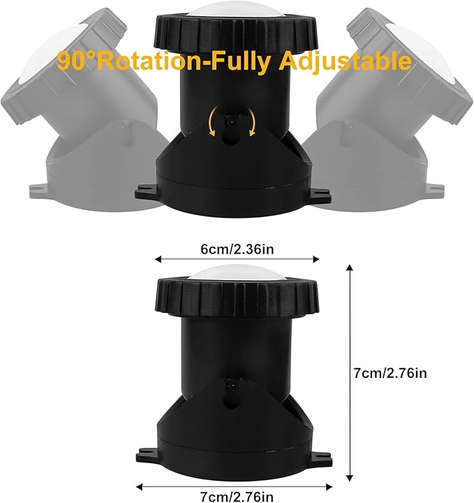 Colored Pond Lights with Timer, RGB Fountain Light IP68 Waterproof, Dimmable Outdoor Landscape Lights Fish Tank Pond Fountain Garden, 5 Lights Pack