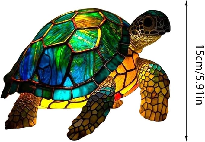 Vintage Animal Night Light Home Decor,Bohemian Resin Decorative Bedside Lamp,Retro Painting Table Lamp Nightlight for Bedroom Decoration, Party Decor,Gift for Animal Lovers,Friends and Familys 5.91In