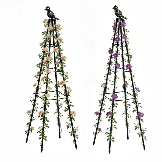 Garden Trellis, 47" Plant Trellis Support Plant Stand for Climbing Plants Outdoor and Indoor Trellis, Potted Plants Flowers Vegetables and Vines, Tomato Cage Tower - 2 Pack