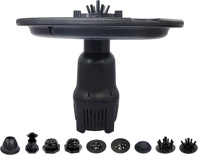 HALF OFF PONDS Floating Fountain, 1 HP Pond Aerator, 200 ft Cord, 15,000 GPH Water Pump, 13 Spray Patterns, Energy-Efficient, for Large Ponds, Lakes & Water Gardens