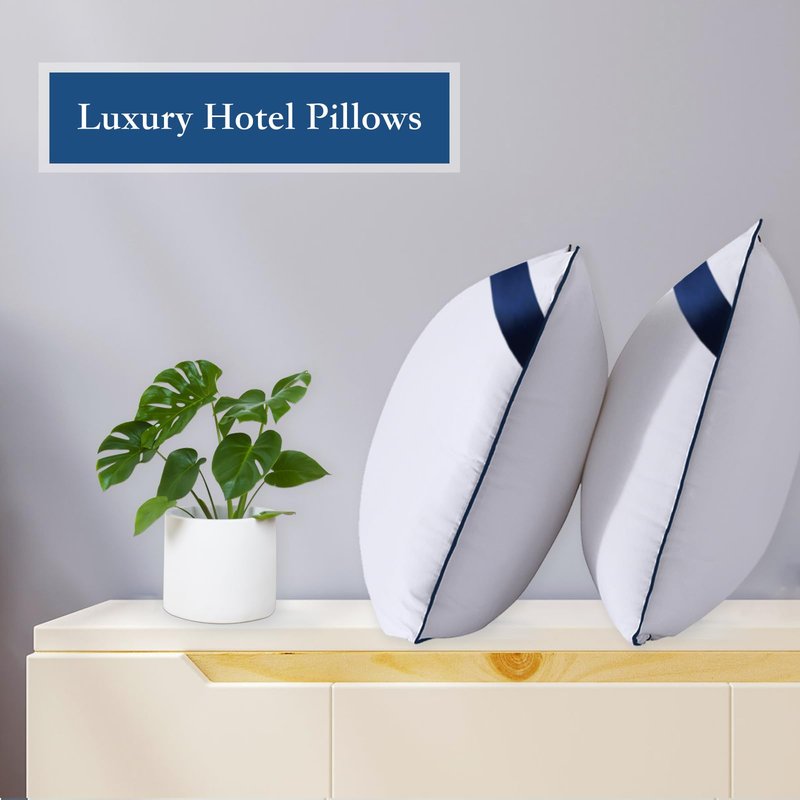 Meoflaw Pillows King Size Set of 4,Soft Microfiber King Pillows with Hollow Fiber,Hotel Quailty Bed Pillows for Sleeping 4 Pack for Back,Stomach Sleeper