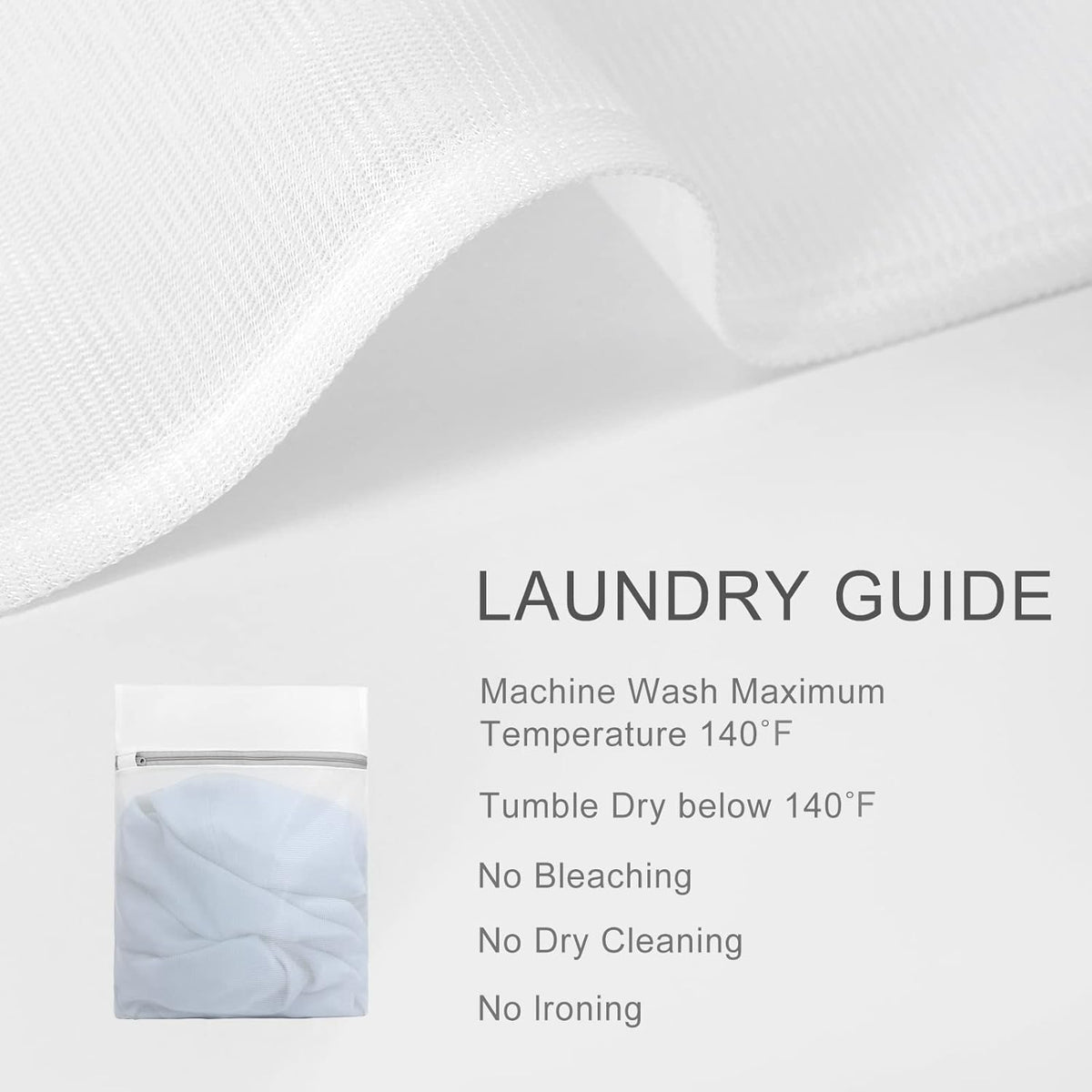 Muchfun Durable Fine Mesh Laundry Bags - 4 Pcs for Delicates | 16 x 20 Inches (Large Size)